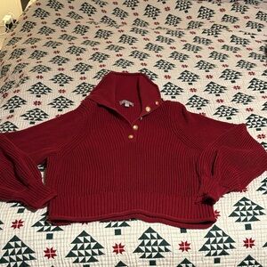 J Crew Red Sweater